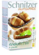 Panini alla liscivia senza glutine per la cottura BIO 250 g SCHNITZER